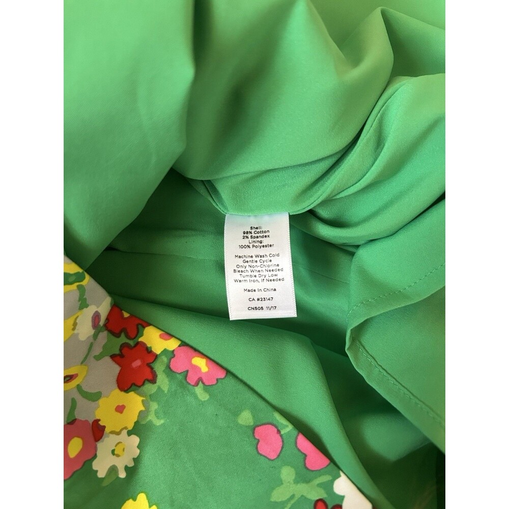 Talbots Floral Springtime Shift Dress Size 6 Cotton Summer Preppy Career Chic - Picture 10 of 10